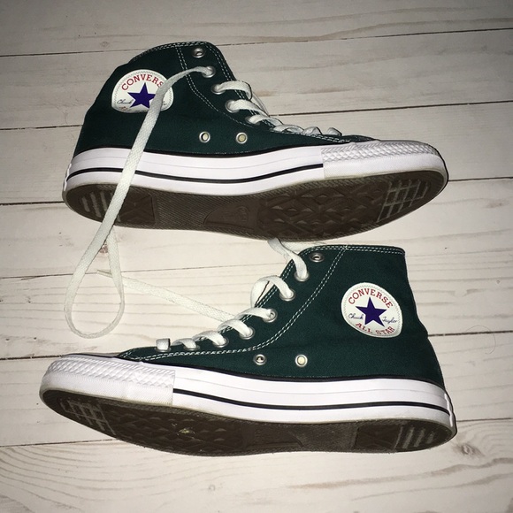 forest green converse high tops
